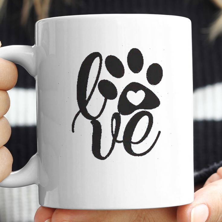 Dog Mom Life Cute Dog Paw Print Coffee Mug