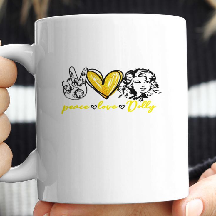 Dolly Parton Peace Love Dolly Coffee Mug