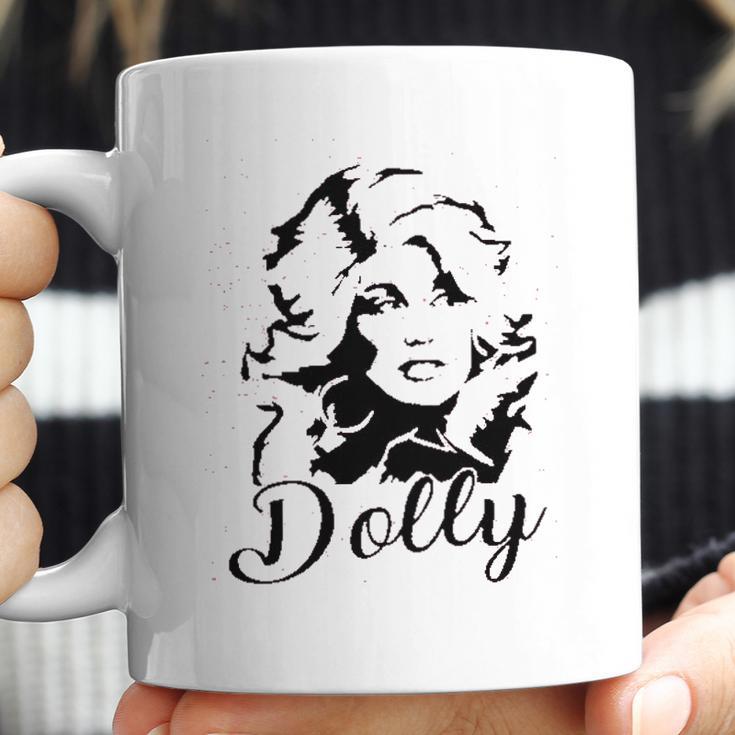 Dolly Graphic Women Vintage Dolly Country Music For Band Music Lovers Coffee Mug