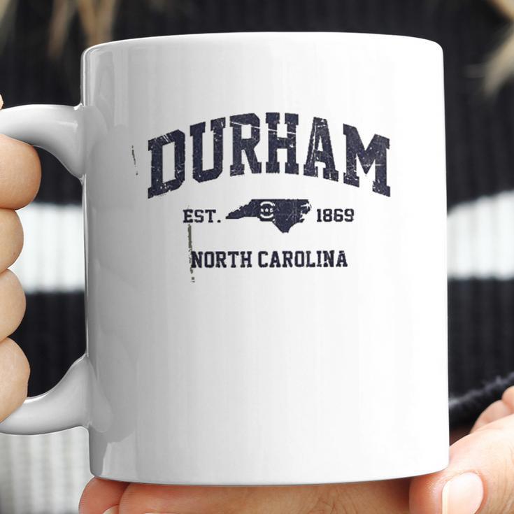 Durham North Carolina Nc Usa Vintage State Athletic Style Coffee Mug