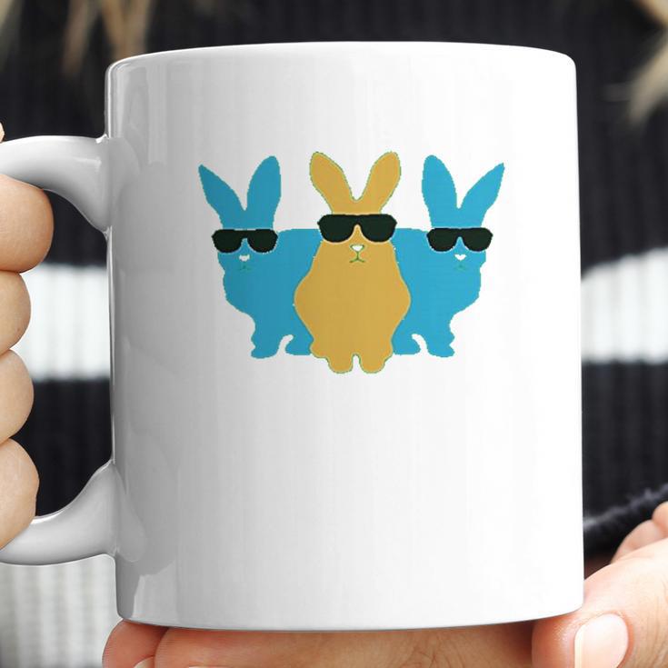 Easter Bunny Hip Trio Bunnies Funny Coffee Mug