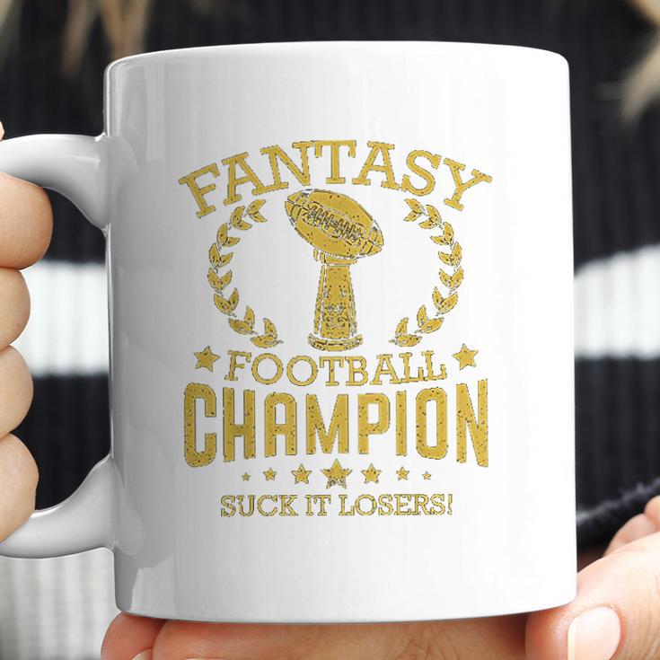 Fantasy Football Funny Champ Champion Draft Coffee Mug