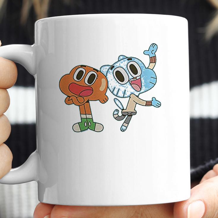 Fifth Sun Girls The Amazing World Of Gumball Darwin And Gumball Grin Coffee Mug