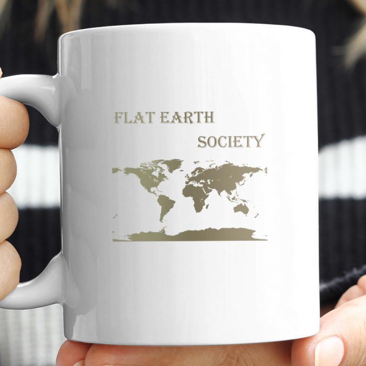 Flat Earth Society Shirt Flat Earthers Not A Moving Globe Coffee Mug