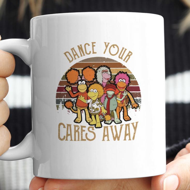 Fraggle Rock Dance Your Cares Away Sunset Coffee Mug