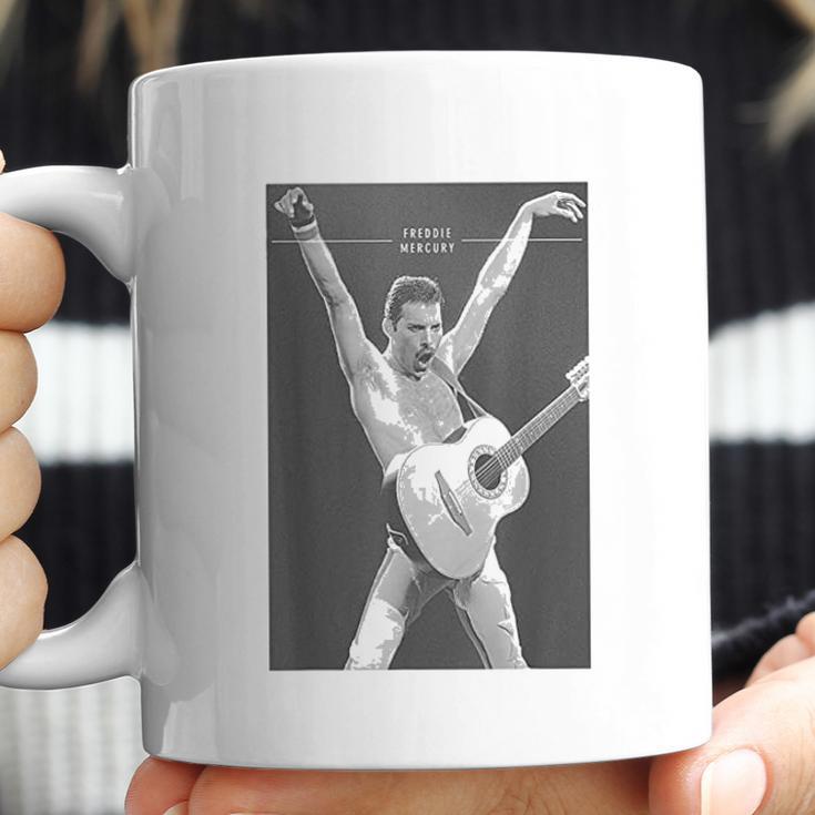 Freddie Mercury Official Live Arms Guitar Coffee Mug