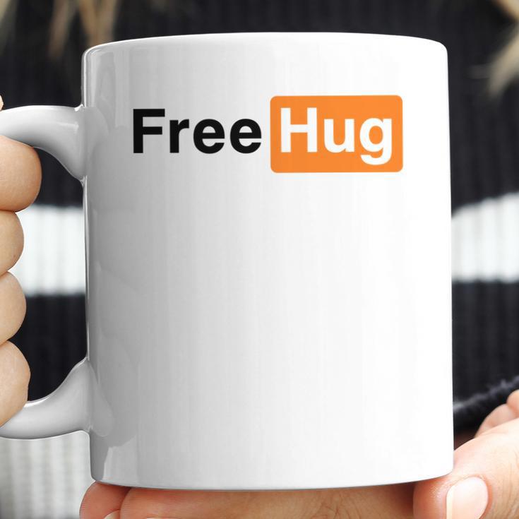 Free Hug Pornhub Logo Parody Coffee Mug