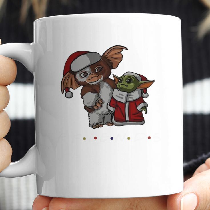 Friends Christmas Baby Yoda And Baby Gizmo Santa Coffee Mug