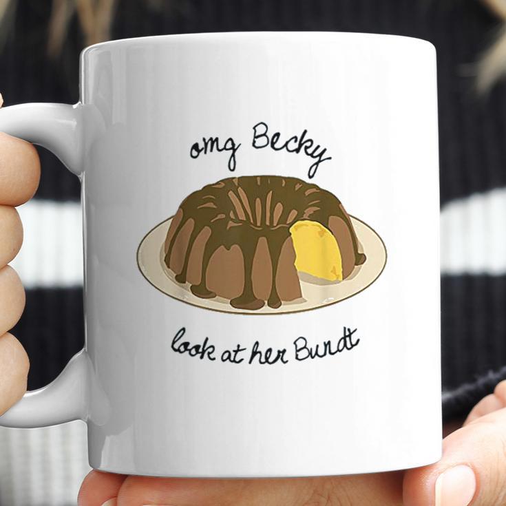 Funny Baking Baker Omg Becky Look At Her Bundt Coffee Mug