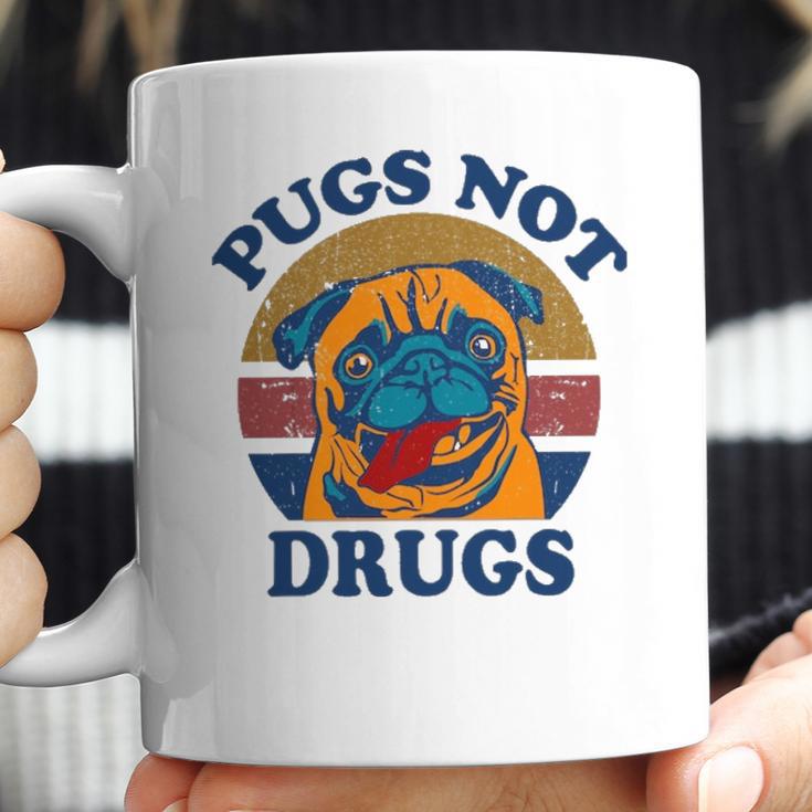 Funny Pugs Not Drugs For Pug Lovers Coffee Mug