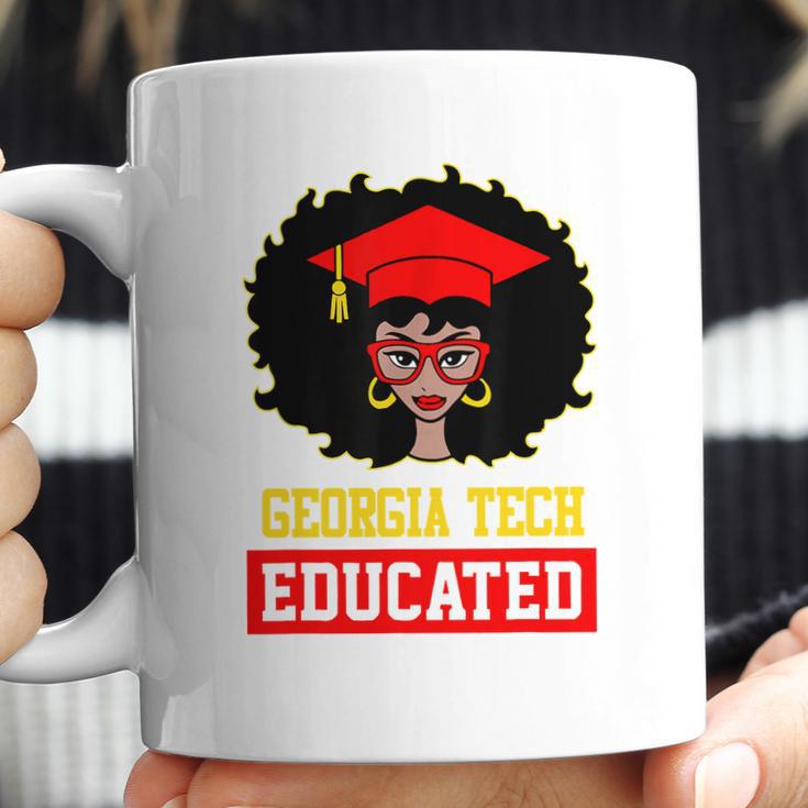 Georgia Tech Educated Black Girl Graduate University Black History Month Proud Black Gift Coffee Mug