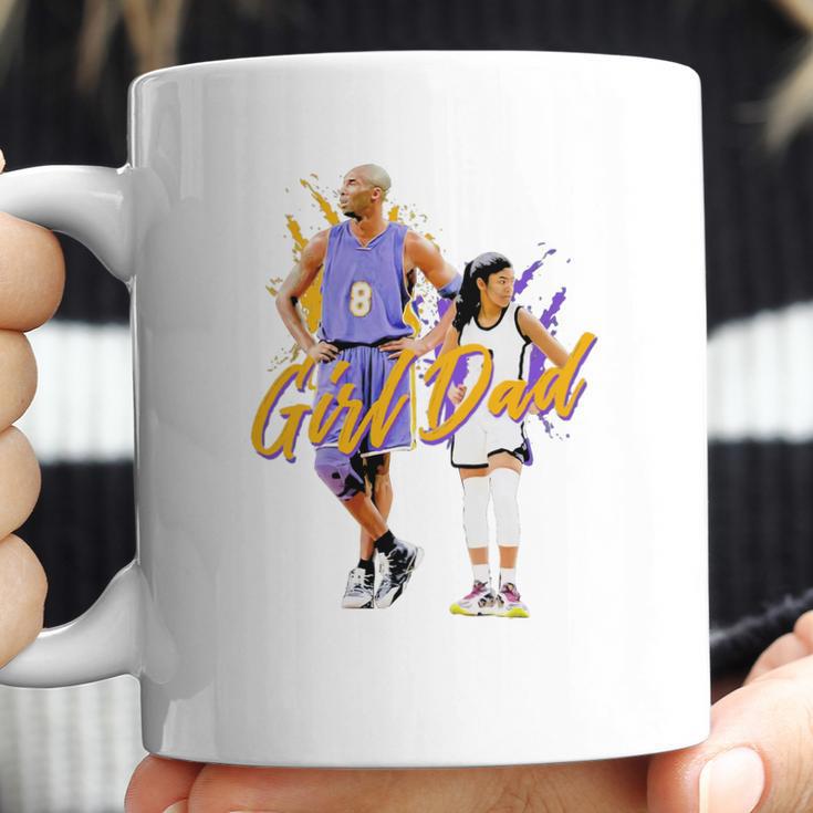 Girl Dad Kobe And Gigi Bryant Dad And Daughter Father S Day Coffee Mug