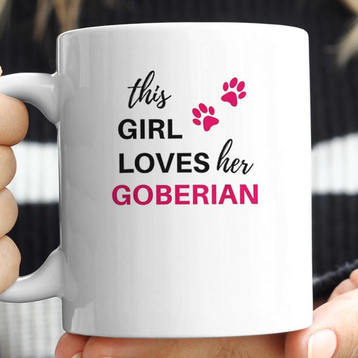 Goberian Gift This Girl Loves Her Goberian Coffee Mug