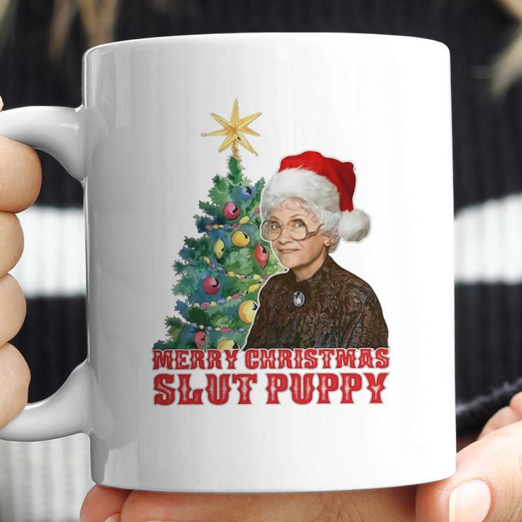 Golden Girls Sophia Merry Christmas Slut Puppy Hoodie Coffee Mug