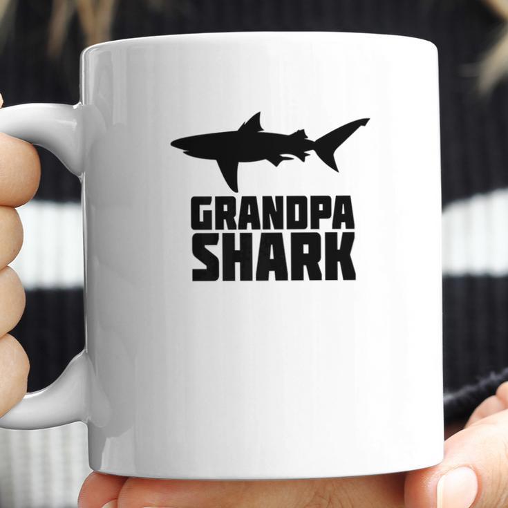 Grandpa Shark Shirt Matching Family Tribe Papa Coffee Mug