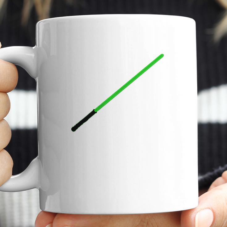 Green Light Saber T-Shirt Coffee Mug