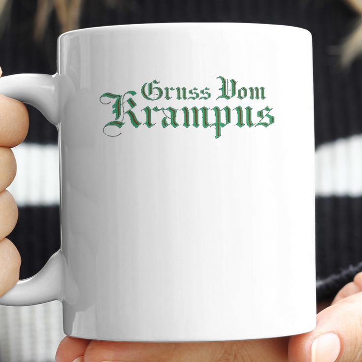 Gruss Vom Krampus Santas Demon Helper Christmas Coffee Mug