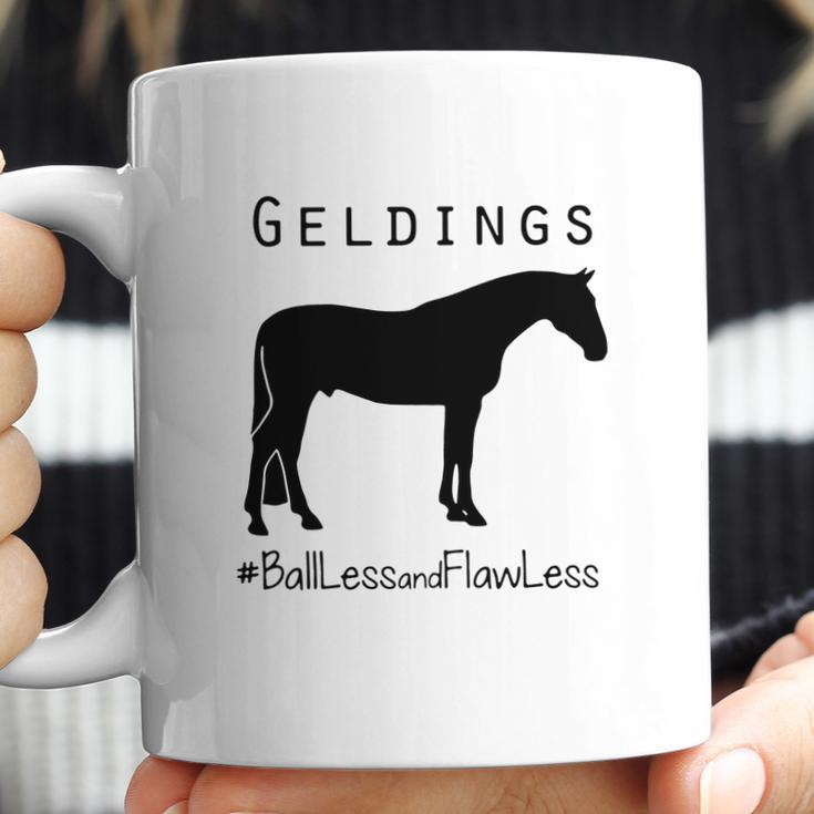 Horse Geldings Ballless And Flawless Coffee Mug