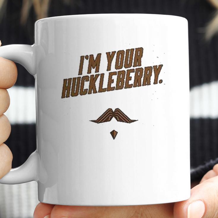 Im Your Huckleberry Western Quote Funny Vintage Gray Coffee Mug