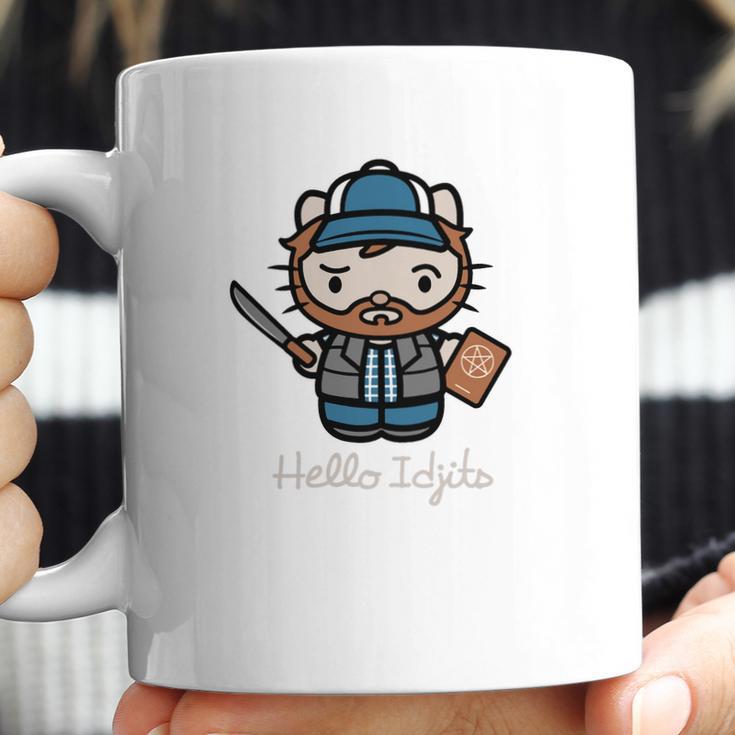 Idjits Supernatural Bobby Singer Idjits Tv Show Demon Hunte Coffee Mug