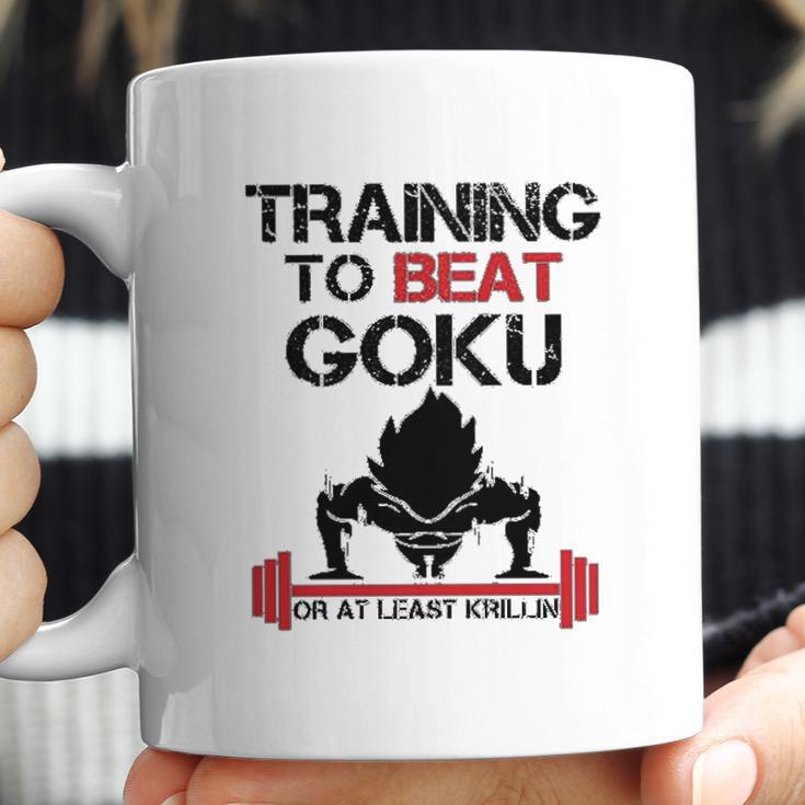 Interesting Vegetatraining To Beat Goku Or At Least Krillin Coffee Mug