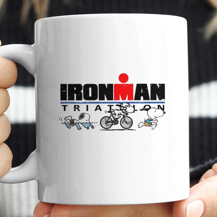 Ironman Triathlon Snoopy Coffee Mug