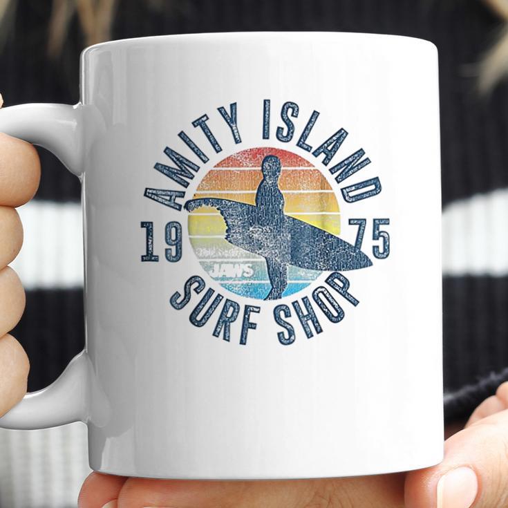 Jaws Amity Island Surf Board Graphic Coffee Mug