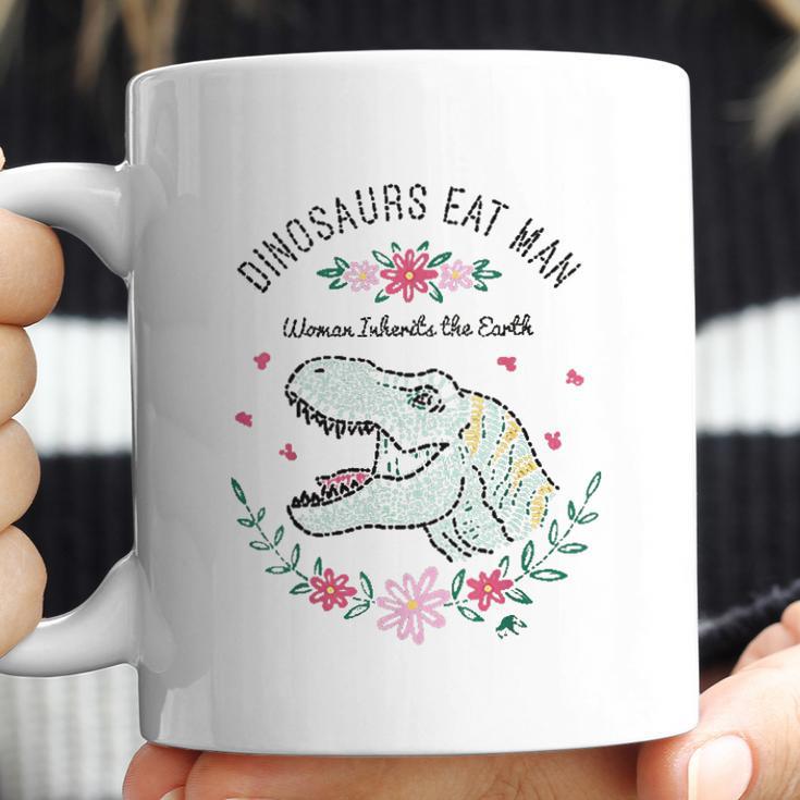 Jurassic Park Dinos Eat Man Women Inherit The Earth Coffee Mug