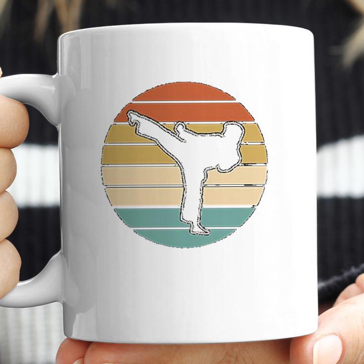 Karate Martial Arts Silhouette Youth Coffee Mug