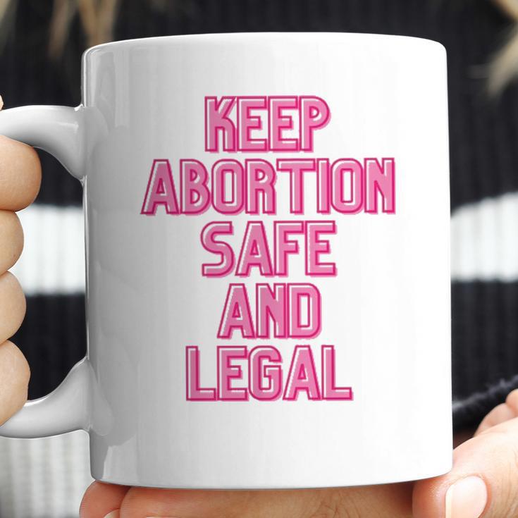 Keep Abortion Safe And Legal Unisex Sweat Tanktop T- Coffee Mug