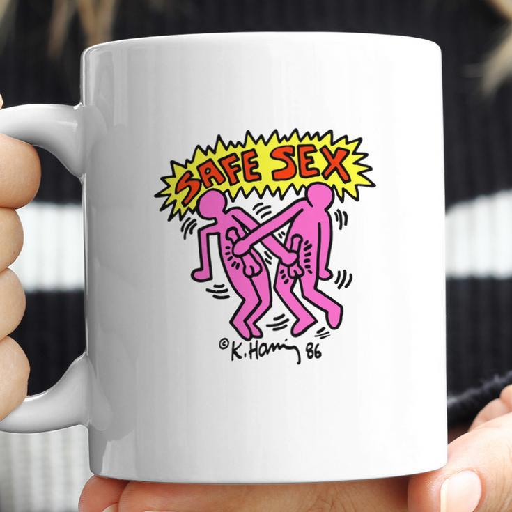 Keith Haring Safe Aids Instruction Coffee Mug