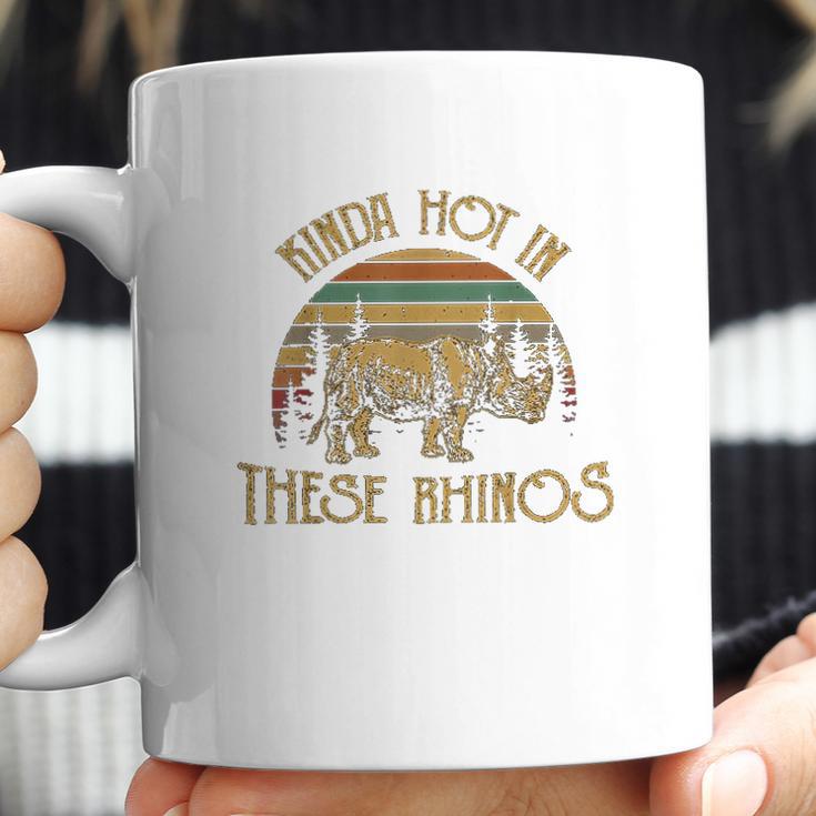 Kinda Hot In These Rhinos Vintage Coffee Mug