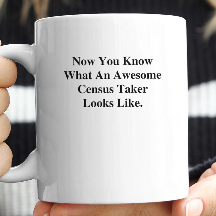 Now You Know What An Awesome Census Taker Looks Like Coffee Mug