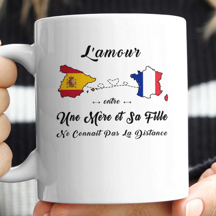 Lamour Entre Une Mère Et Sa Fille Ne Connaît Pas La Distance Coffee Mug