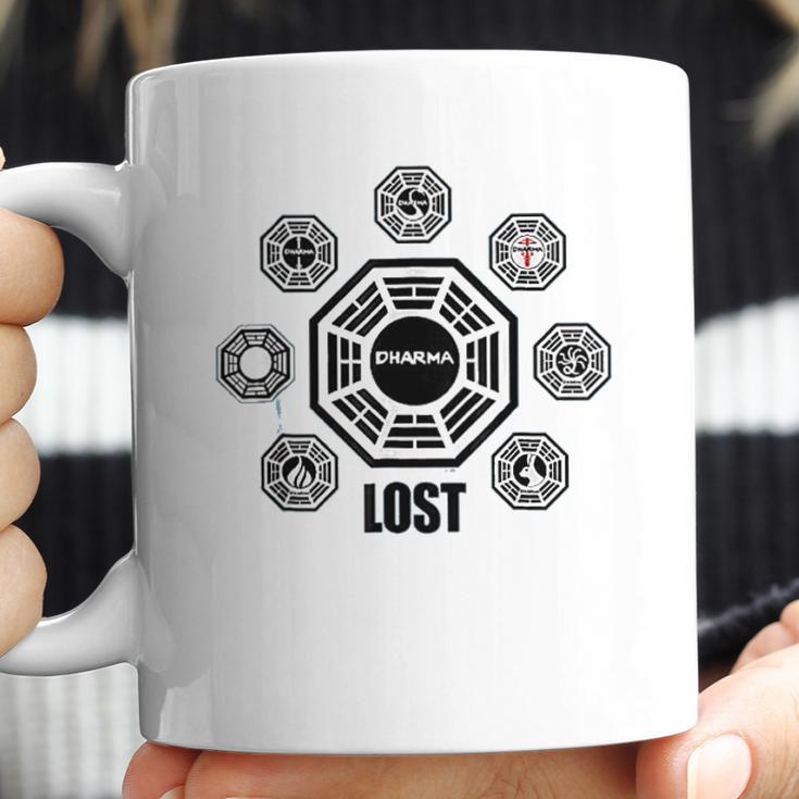 Lost Dharma Station Logos Coffee Mug