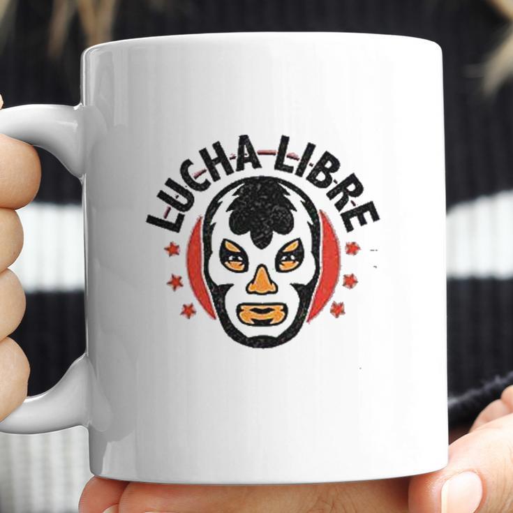 Lucha Libre Retro Mexican Wrestler Coffee Mug