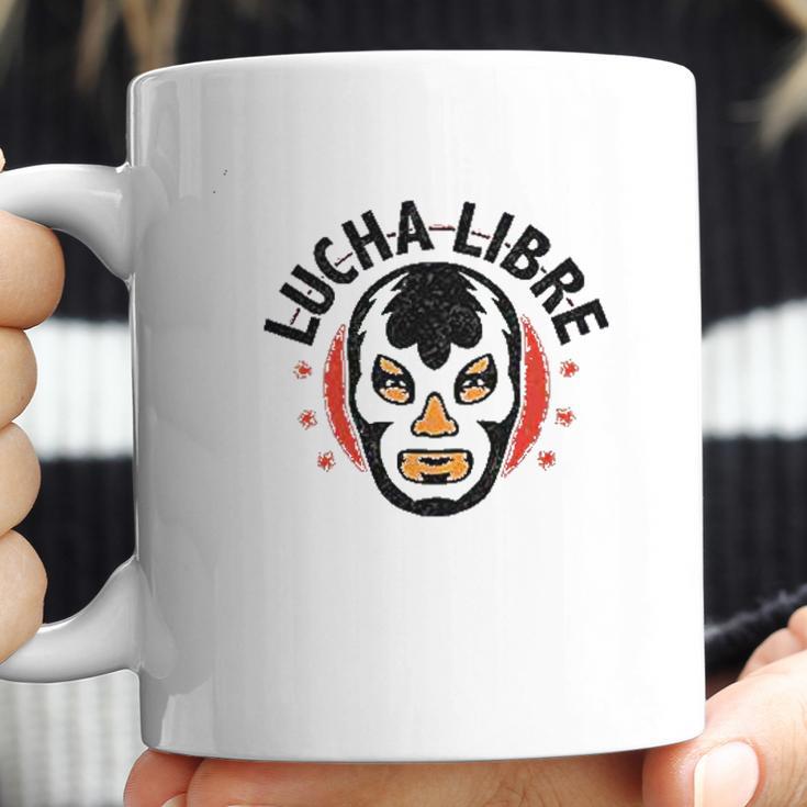 Lucha Libre Retro Mexican Wrestler Wrestling Red M Coffee Mug