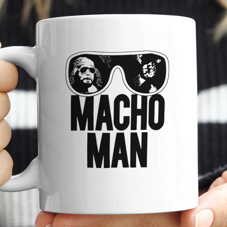 Macho Man Wrestler Ooold School Purple Coffee Mug