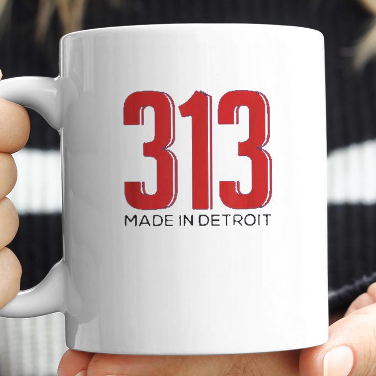 Made In Detroit 313 Area Code Pride Coffee Mug