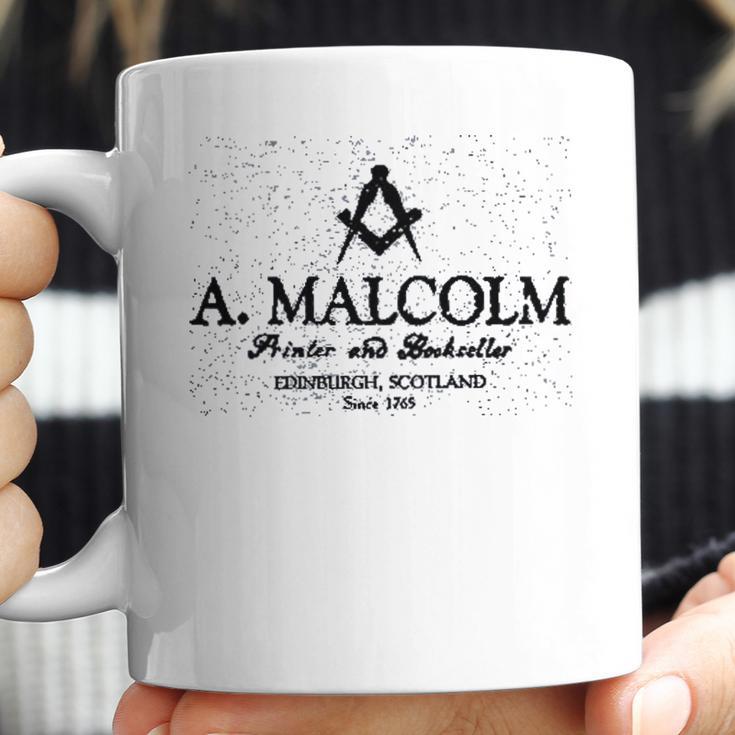 A Malcolm Printer And Bookseller Coffee Mug