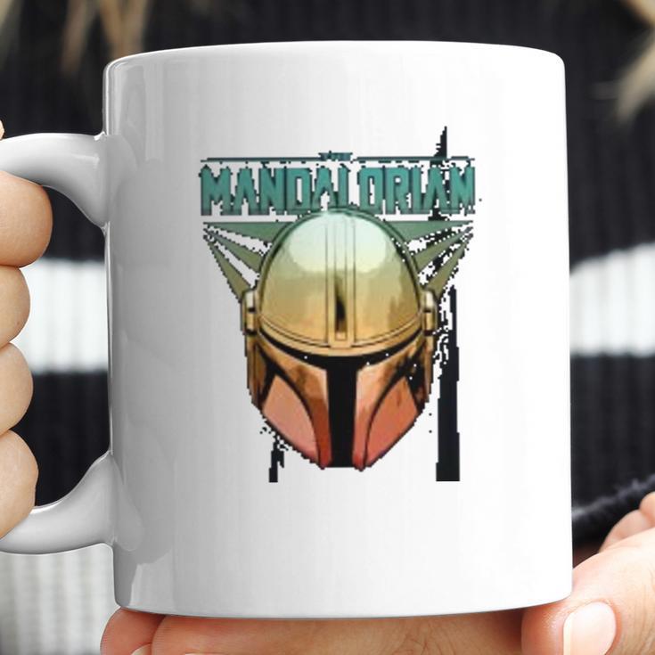 The Mandalorian Gradient Beskar Helmet Coffee Mug