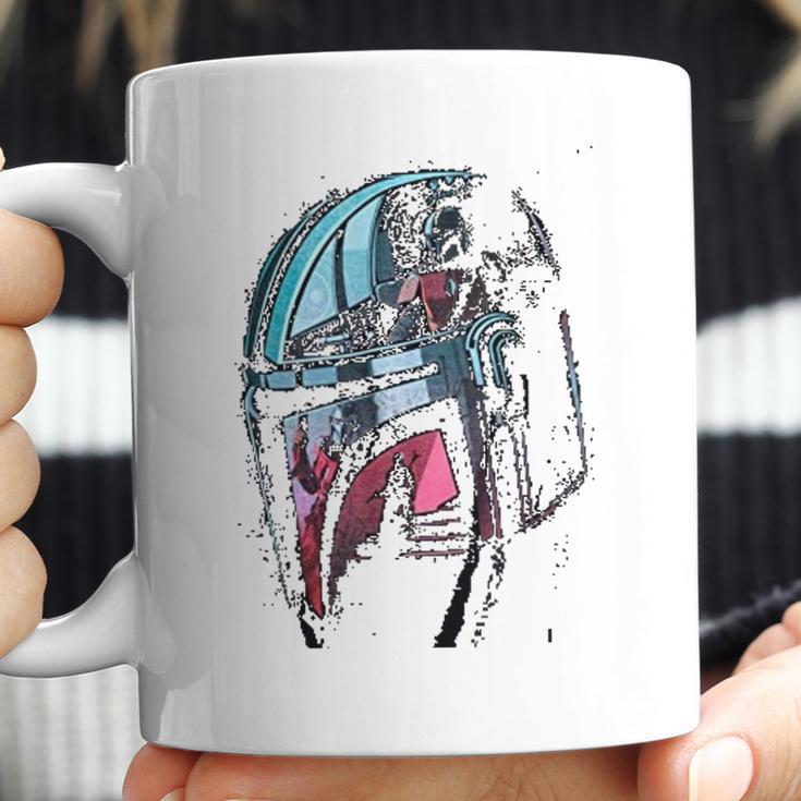 Mandalorian Helmet Reflection Coffee Mug