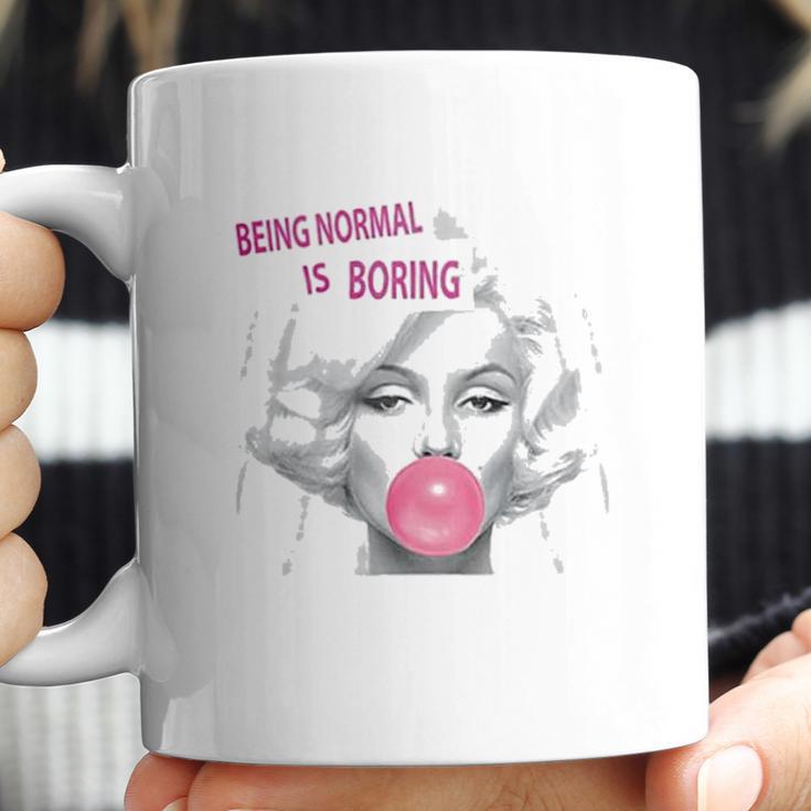 Marilyn Monroe Being Normal Is Boring Coffee Mug