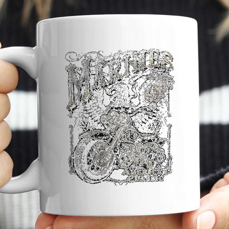 Marine Corps Hooded Usmc Marine Biker American Clasic Coffee Mug