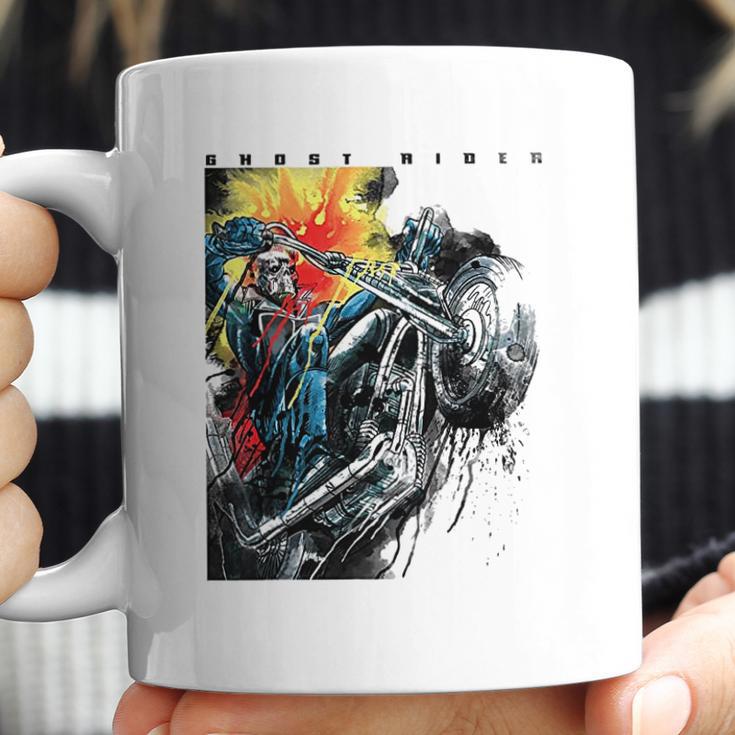 Marvel Ghost Rider Motorcycle Poster Coffee Mug