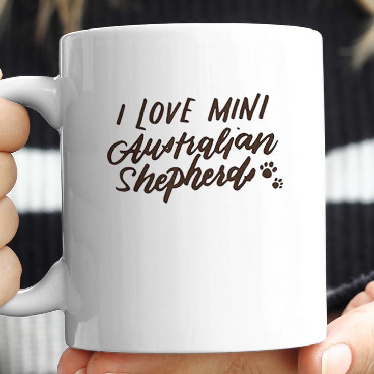 Mini Australian Shepherd I Love Minnie Aussies Gift Coffee Mug