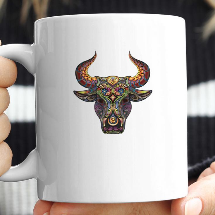 Mosaic Bull Artistic Cow Artist Painting Tee Coffee Mug