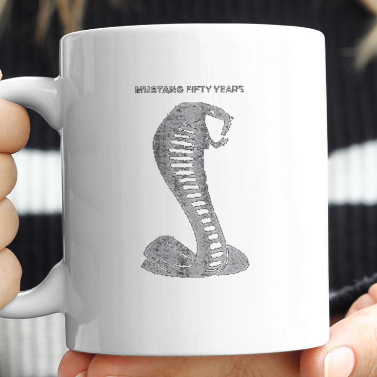 Mustang 50 Years Ford 50 Gray Snake Coffee Mug