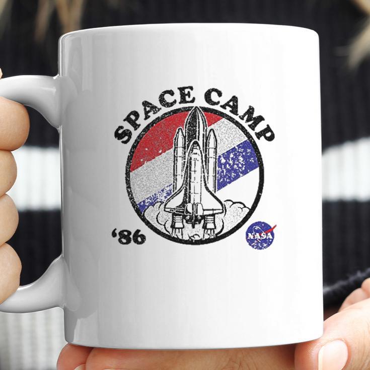 Nasa Space Camp Red White And Blue 86 Badge Coffee Mug