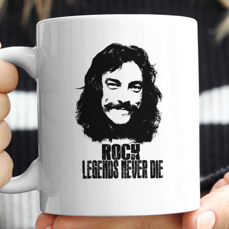 Neil Peart Rock Legends Never Die Coffee Mug